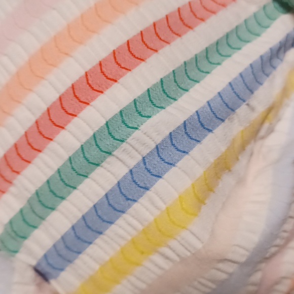 J. Crew Other - J. Crew Rainbow Bikini Top